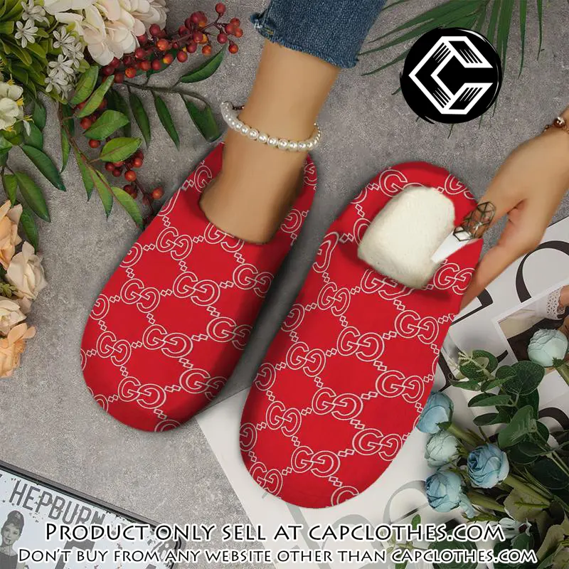 Gucci fleece slippers luxury inhouse slippers ihs1008 cc0125474